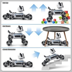Lisfiva 8WD Gesture Sensing Stunt Robot Dog RC Car Toys - Image 5