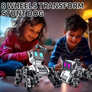 Lisfiva 8WD Gesture Sensing Stunt Robot Dog RC Car Toys - Image 2