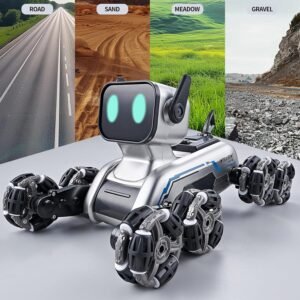 Lisfiva 8WD Gesture Sensing Stunt Robot Dog RC Car Toys - Image 4