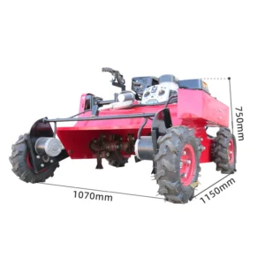 Automatic Multifunction Portable Smart Cutting Robot for Garden Grass Mini Small Crawler Remote Control for DIY Industrial Use - Image 4
