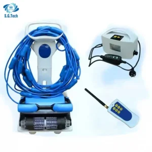 Water Crown Automatic Pool Cleaning Robot with Trolley & Remote Control Beautiful Durable Efficient with Wall Climbing Features - Image 5