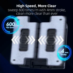 HOBOT S6 Pro Vacuum Robot, Smart APP WiFi Wireless Auto Ultrasonic Water Spray Dual Mop Polish Window Cleaning Robot Cleaner