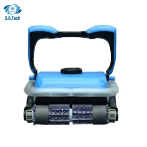 Water Crown Automatic Pool Cleaning Robot with Trolley & Remote Control Beautiful Durable Efficient with Wall Climbing Features