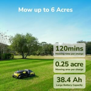 YARBO 4-in-1 Modular Robot, Snow Blower, Lawn Mower, and Blower with Auto-Charging, AI Multi-Zone Mapping & RTK for Navigation - Image 3