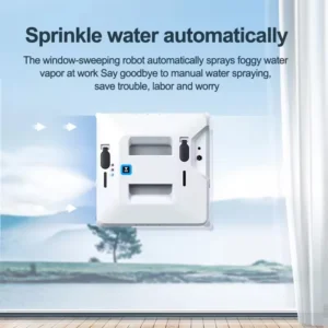 Window Cleaner Robot Dual Water Spray Remote Control Electric Glass Wall Cleaning High Vacuum Suction Window Washer Anti-falling - Image 4