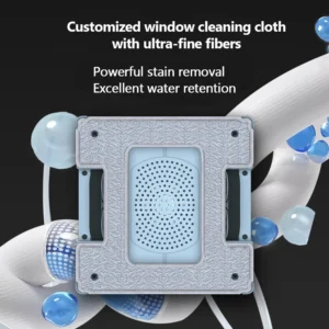 W7 Smart Robotic Window Cleaner Ultrasonic 2-Way Spray Voice Assistant Automatic Glass Cleaner Electric Window Household - Image 4