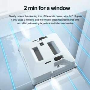 2022 Water Spray Function Electric Remote Control Window Glass Cleaner Robot Intelligent Automatic Windows Cleaning Robot - Image 4